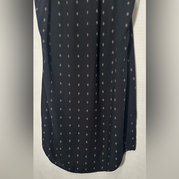 Old Navy Black snd Tan Sleeveless Swing Dress Size Medium Tall - Picture 7 of 11